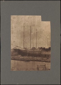 Whaleships' supply carrier, the old three-masted schooner Lottie Beard