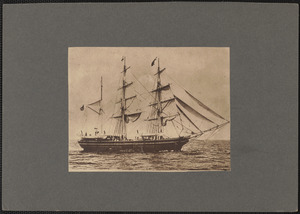 Bound for far seas, the staunch old Platina, built at Rochester in 1847