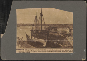 In drydock, this photograph taken Sept. 21, 1892, shows the Nantucket south shoal lightship