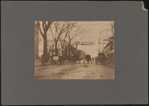 In the horse and buggy days, Pleasant Street