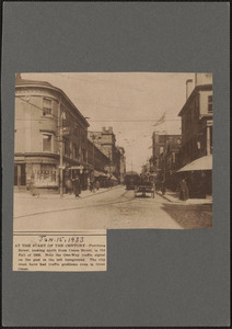 At the start of the century, Purchase Street, looking north from Union Street