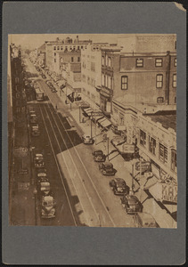 This is how it appeared looking north on Purchase Street during the recent successful daylight air-raid practice alarm