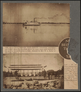 The famous ferry Fairhaven, and an open-air horse drawn trolley