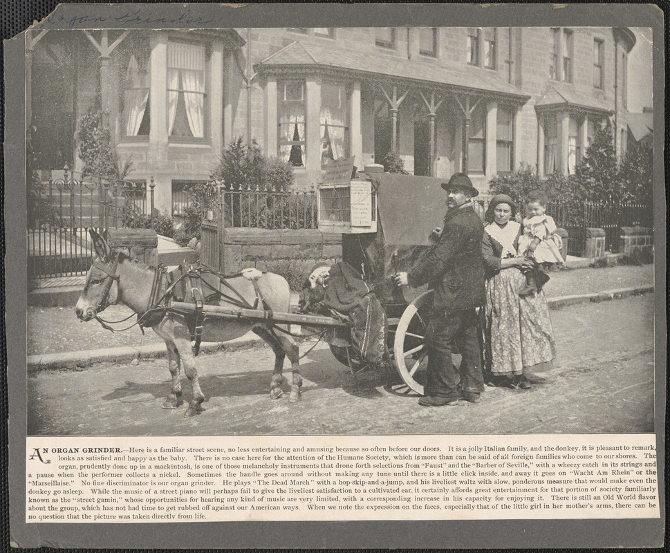 An organ grinder