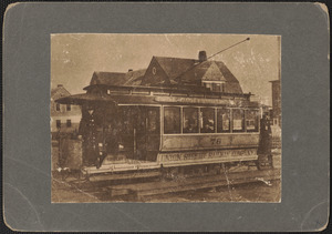 Quite a few years have passed since this quaint vehicle carried commuters on the Mount Pleasant and Howland line