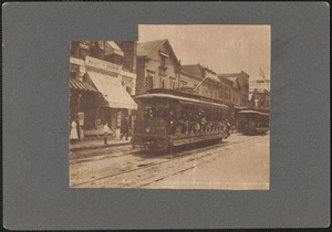 Purchase Street, during street car strike of 1906