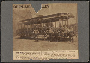 Open-air trolley, memories of the good old summer time