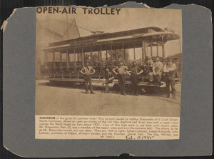 Open-air trolley, memories of the good old summer time