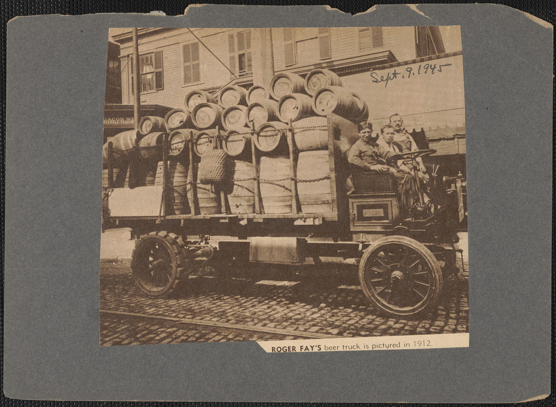 Roger Fay's beer truck