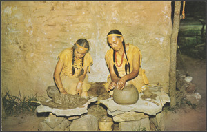 Pottery making at Tsa-la-gi