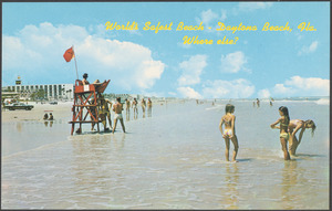 World's safest beach - Daytona Beach, Fla. Where else?