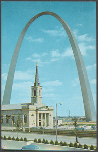 The Gateway Arch and the Old Cathedral, Saint Louis, Mo.
