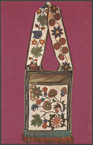 Medicine bag with floral design