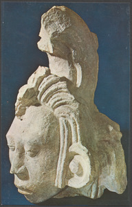 Head of young maize god