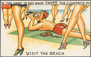 If you want to see what shape the country's in, visit the beach