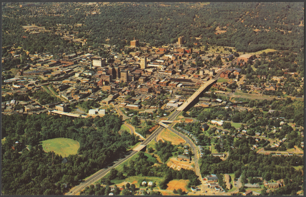 Aerial view of Greenville, S.C.