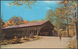 A picturesque covered bridge