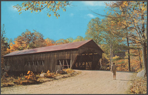 A picturesque covered bridge
