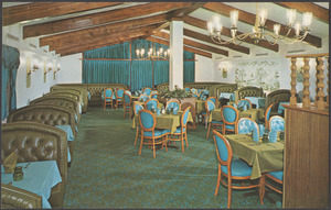 Dining room of the Hermitage, intersection of 28 & 250, Bartow, W. Va.