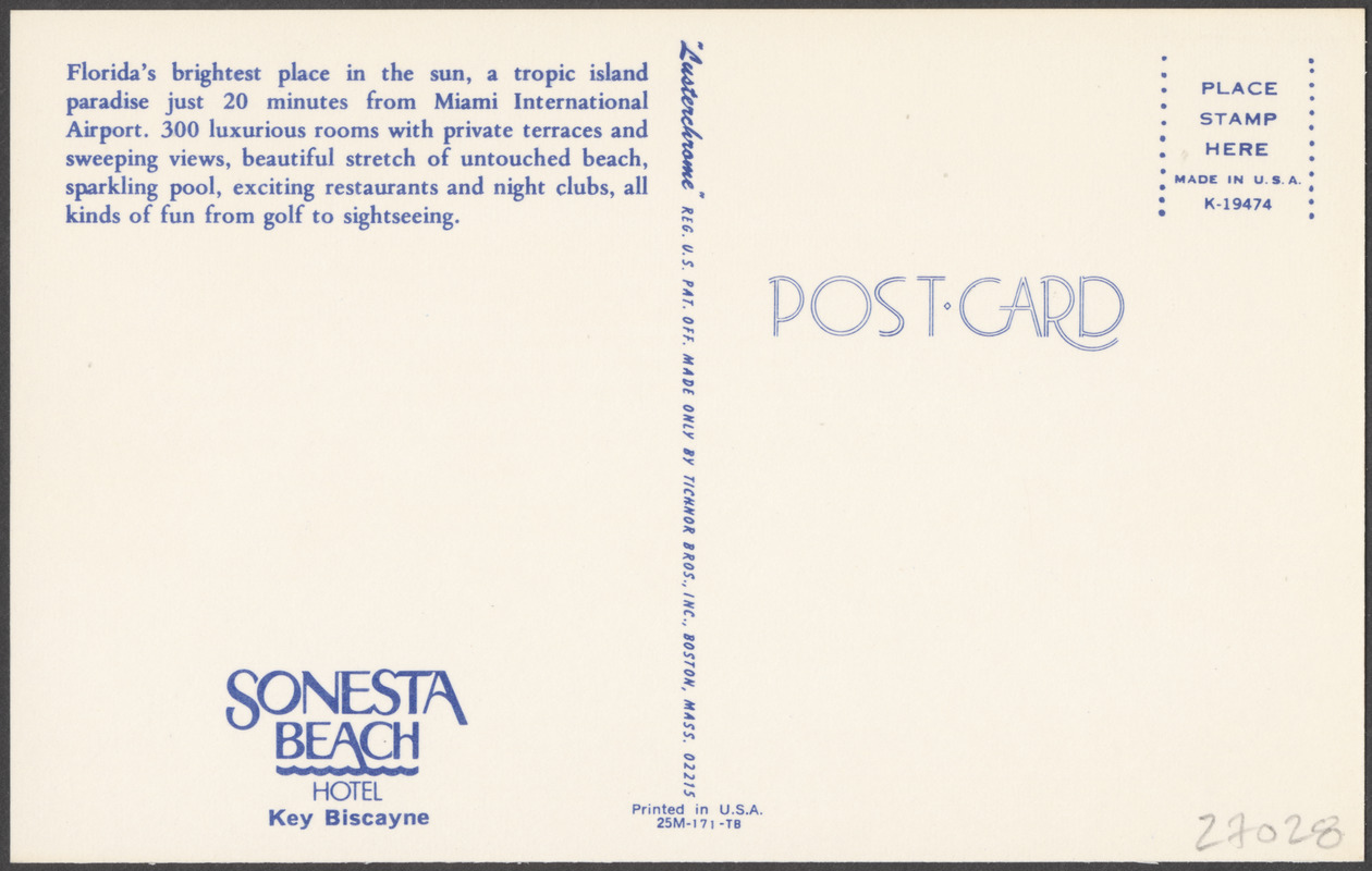 Sonesta Beach Hotel, Key Biscayne