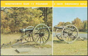 Witworth gun 12 pounder, 3 inch ordinance rifle