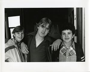 Portrait of three teenagers