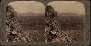 Outlook E. from castle over Boeotian Orchomenos - mighty in Homeric times - Greece