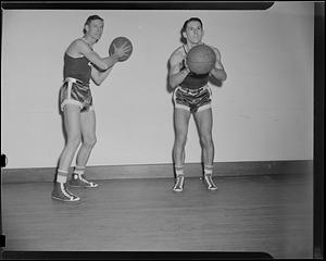 Basketball '41-'42, Cox and Merrick