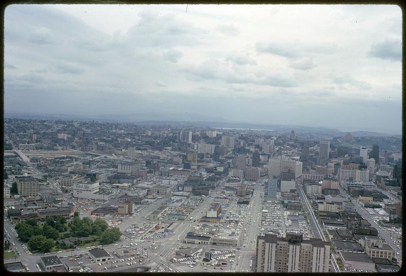 Elevated view of Seattle