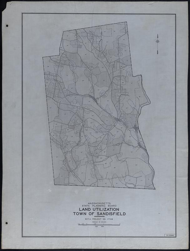 Land Utilization Town of Sandisfield Digital Commonwealth