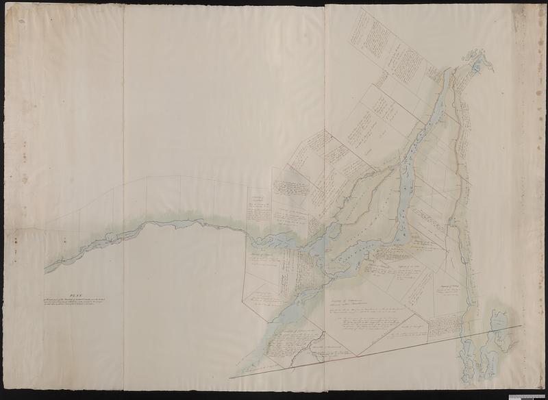 Plan of the west part of the province of Lower Canada from the R.r Sorel upwards, as far as any survey's hitherto been made