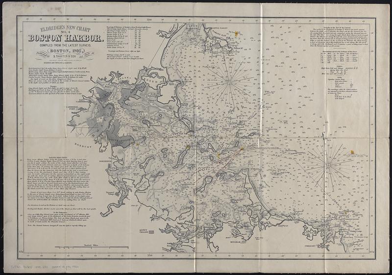 Eldridge's new chart no. 4 Boston Harbor