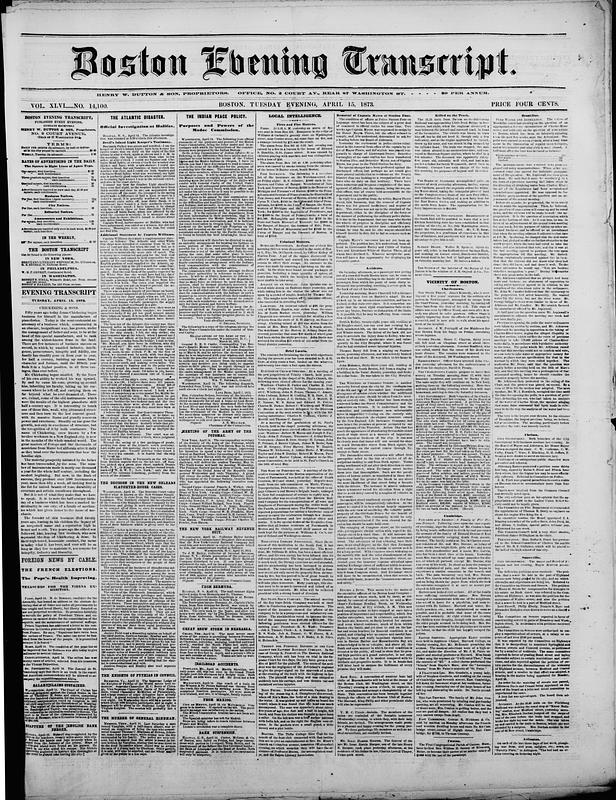 Boston Evening Transcript - Digital Commonwealth