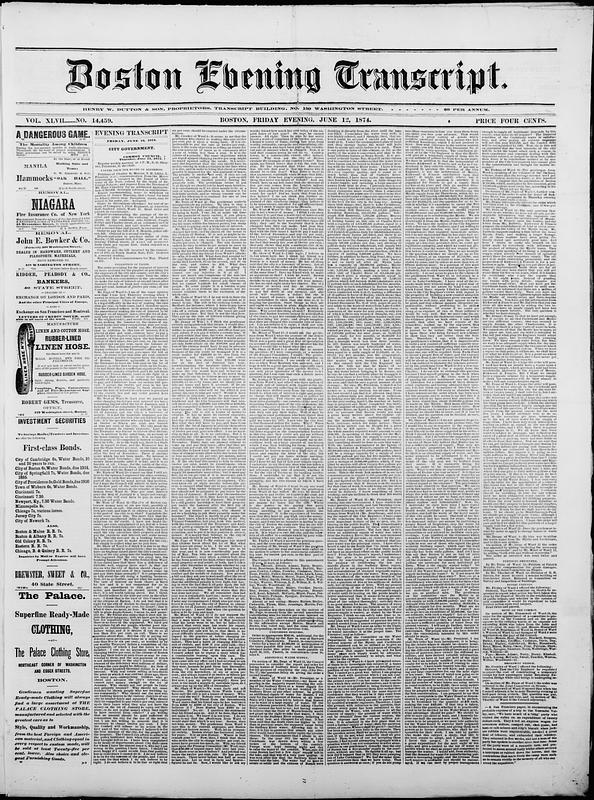 Boston Evening Transcript - Digital Commonwealth