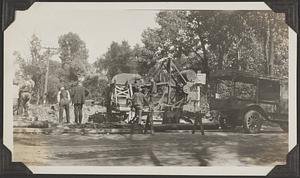 Barber Greene machine in digging position