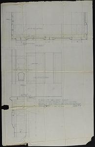 Full-scale drawing of gallery dado