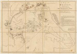 A plan of Boston, and its environs