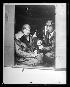 Amelia Earhart and Wilmer Stultz