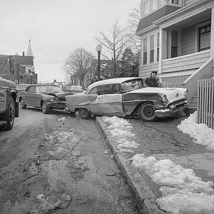 Car Accident, County & Hazard Street, New Bedford