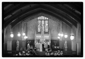 Wedding, daughter of Mrs. Richard Howard taken at Presentation Church Oak Sq. Brighton