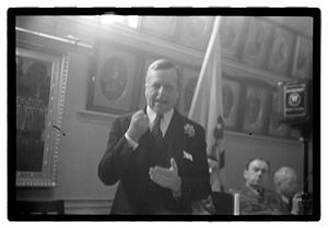 Gov. Ely reception, Rev. Mr. Lang