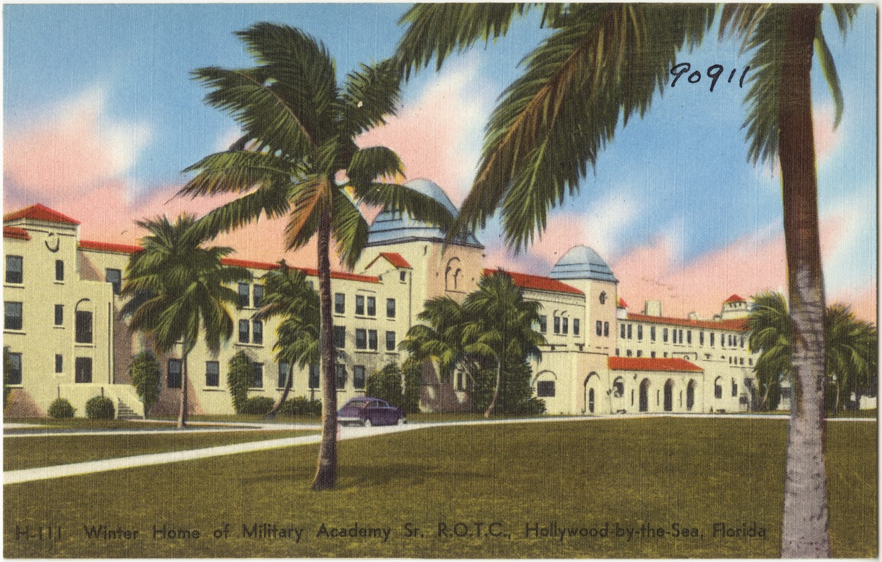 Winter home of military academy Sr., R.O.T.C., Hollywood-by-the-Sea, Florida