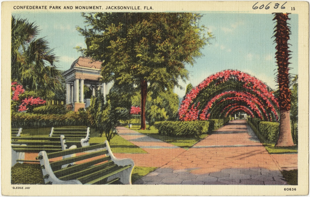 Confederate Park and monument, Jacksonville, Fla.
