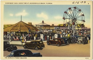 Everybody has a good time at Jacksonville Beach, Florida