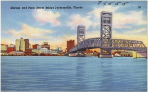 Skyline and Main Street Bridge, Jacksonville, Florida