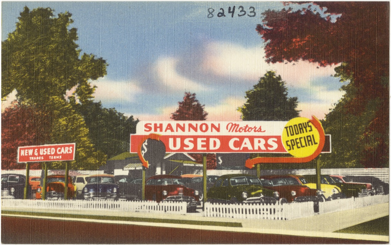 Shannon Motors Used Cars, Jacksonville, Florida - Digital Commonwealth