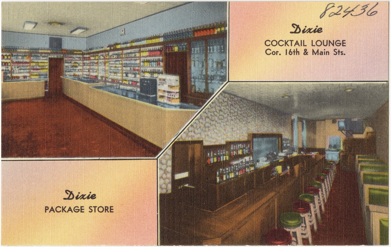 Dixie cocktail lounge Cor. 16th & Main Sts., Dixie package store
