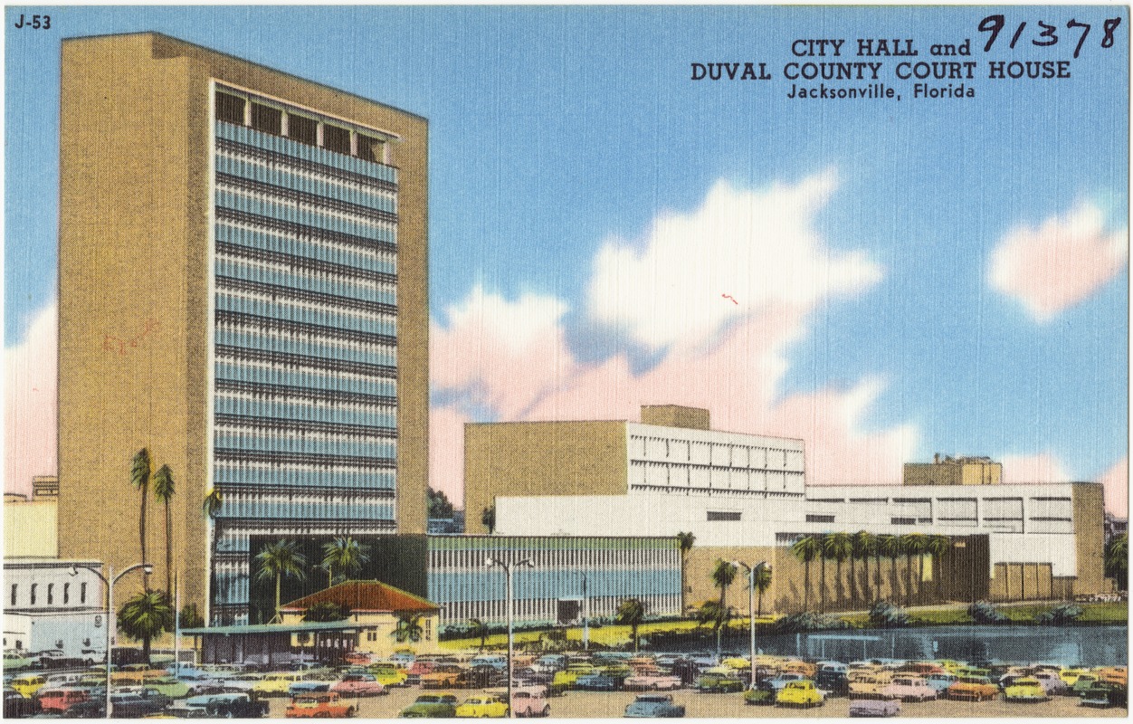 City hall and Duval County court house Jacksonville Florida Digital