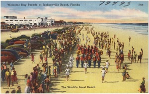 Welcome day parade at Jacksonville Beach, Florida