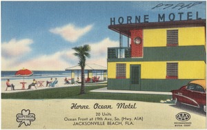 Horne Ocean Motel, 20 units, ocean front at 19th Ave. So. (Hwy. AIA) Jacksonville Beach, Fla.
